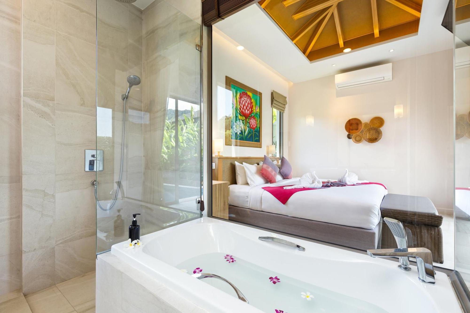 Resort Boutique 2Br Villa Dalaa 4, Private Pool, Full Service, 5 Min Drive หาดกมลา ภายนอก รูปภาพ
